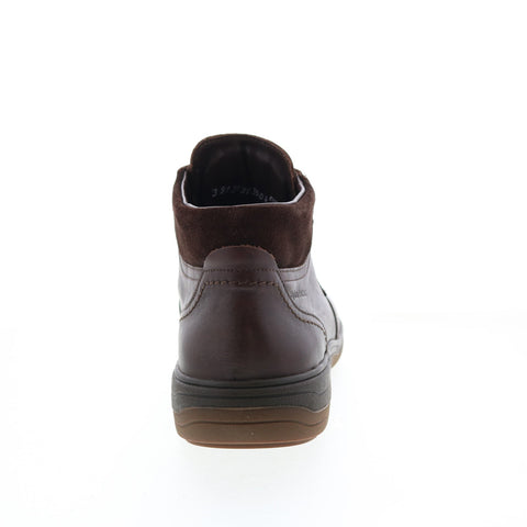 Mephisto Darwin Mens Burgundy Leather Lace Up Chukkas Boots