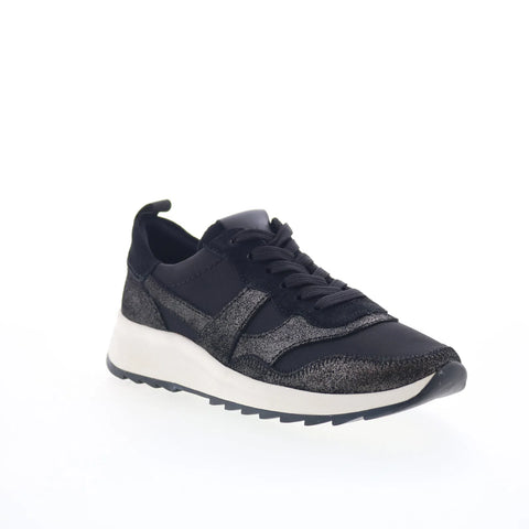 Clarks DashLite Jazz 26169051 Womens Black Canvas Lifestyle Sneakers Shoes