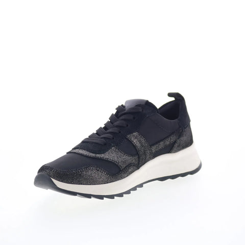 Clarks DashLite Jazz 26169051 Womens Black Canvas Lifestyle Sneakers Shoes