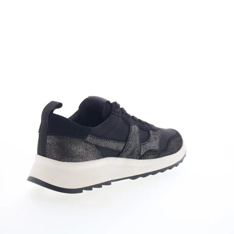 Clarks DashLite Jazz 26169051 Womens Black Canvas Lifestyle Sneakers Shoes