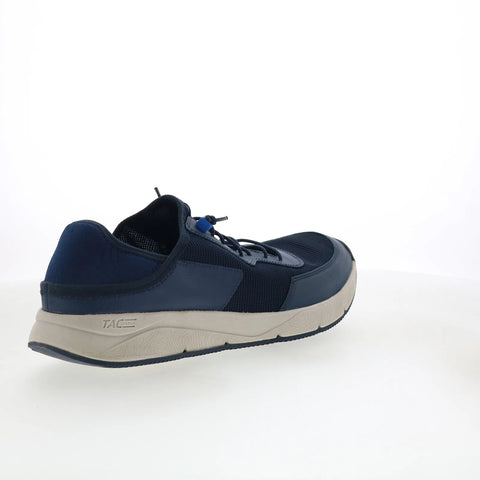 Clarks Davis Low 26164784 Mens Blue Leather Lace Up Lifestyle Sneakers Shoes