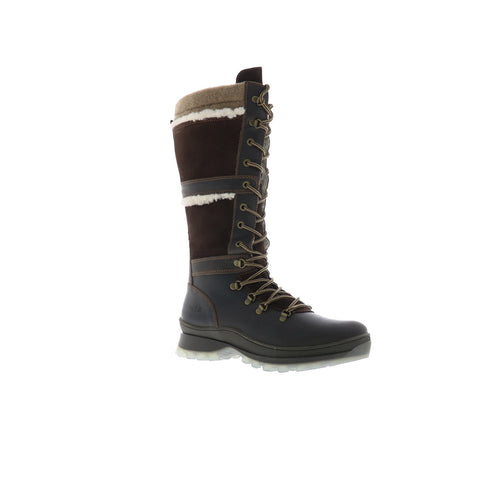Bos. & Co. Daws Womens Brown Suede Lace Up Casual Dress Boots