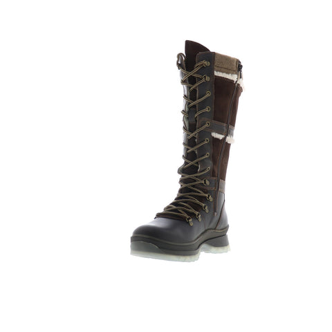 Bos. & Co. Daws Womens Brown Suede Lace Up Casual Dress Boots