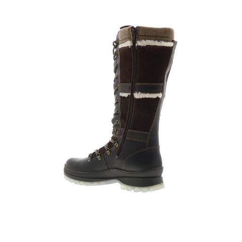 Bos. & Co. Daws Womens Brown Suede Lace Up Casual Dress Boots