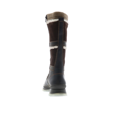 Bos. & Co. Daws Womens Brown Suede Lace Up Casual Dress Boots