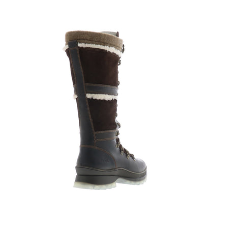 Bos. & Co. Daws Womens Brown Suede Lace Up Casual Dress Boots