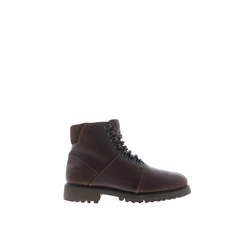 Bos. & Co. Dawson Mens Brown Leather Lace Up Casual Dress Boots