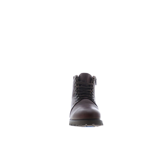 Bos. & Co. Dawson Mens Brown Leather Lace Up Casual Dress Boots