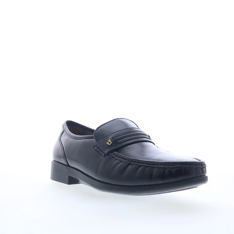 French Shriner Dayton 20030 Mens Black Loafers & Slip Ons Casual Shoes