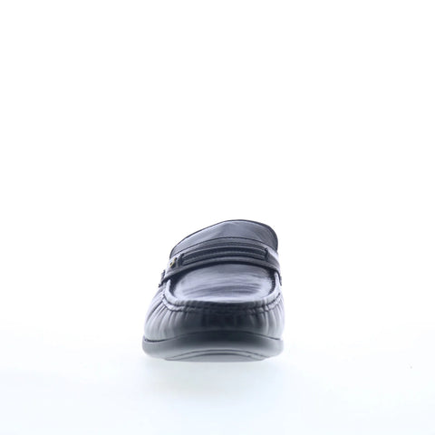 French Shriner Dayton 20030 Mens Black Loafers & Slip Ons Casual Shoes