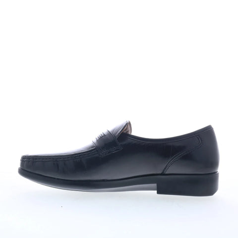 French Shriner Dayton 20030 Mens Black Loafers & Slip Ons Casual Shoes