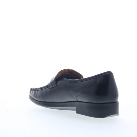French Shriner Dayton 20030 Mens Black Loafers & Slip Ons Casual Shoes