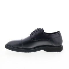 Studio Belvedere Dayton Mens Black Leather Oxfords & Lace  display picture 1