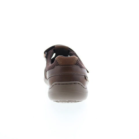 Dunham Fitsmart Fisherman DAZ07BR Mens Brown Wide Leather Sport Sandals Shoes