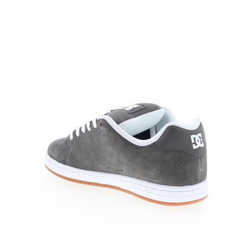 DC Gaveler DC01704020-GRYWHT Mens Gray Suede Skate Inspired Sneakers Shoes