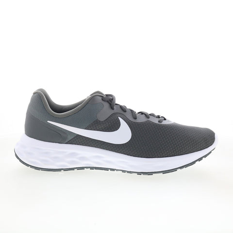 Nike Revolution 6 DC3728-004 Mens Black Canvas Athletic Running Shoes