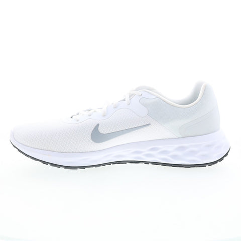 Nike Revolution 6 NN DC3728-100 Mens White Mesh Athletic Running Shoes