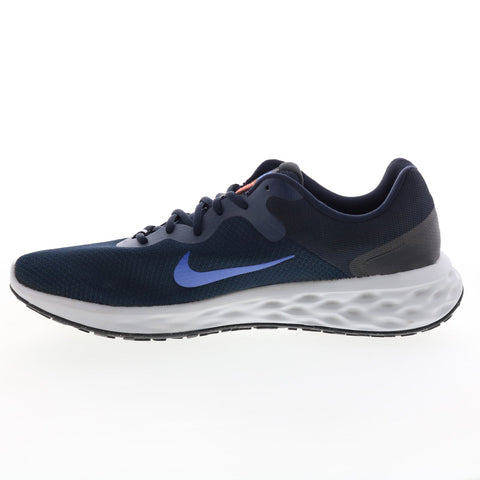 Nike Revolution 6 Next Nature DC3728-400 Mens Blue Canvas Athletic Running Shoes