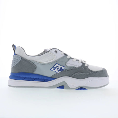 DC Ascend ADYS100844-XWSB Mens White Leather Skate Inspired Sneakers Shoes