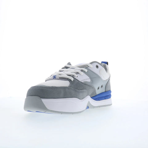 DC Ascend ADYS100844-XWSB Mens White Leather Skate Inspired Sneakers Shoes