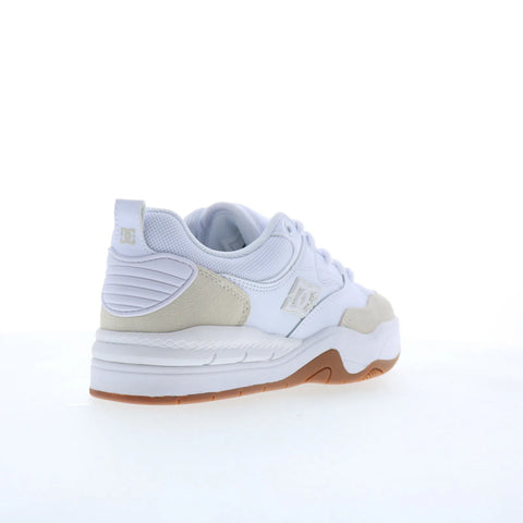 DC Ascend DC01675111-WHTGUM Mens Whie Lace Up Skate Inspired Sneakers Shoes