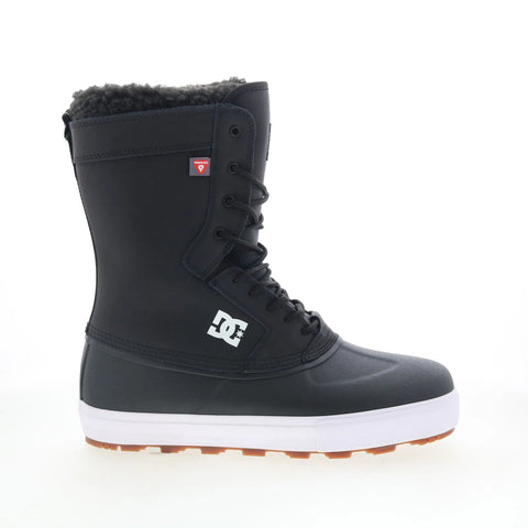 DC Reach ADYS300762-BKW Mens Black Synthetic Lace Up Casual Dress Boots