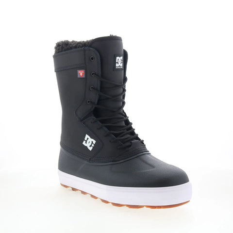 DC Reach ADYS300762-BKW Mens Black Synthetic Lace Up Casual Dress Boots