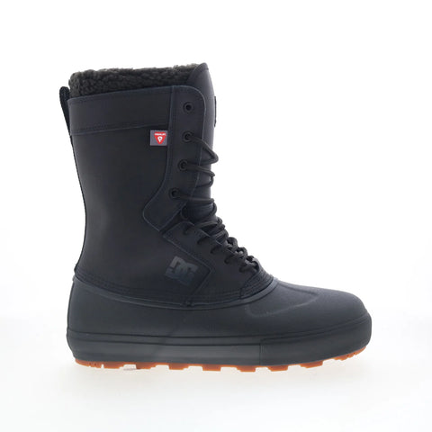 DC Reach ADYS300762-KKG Mens Black Synthetic Lace Up Casual Dress Boots