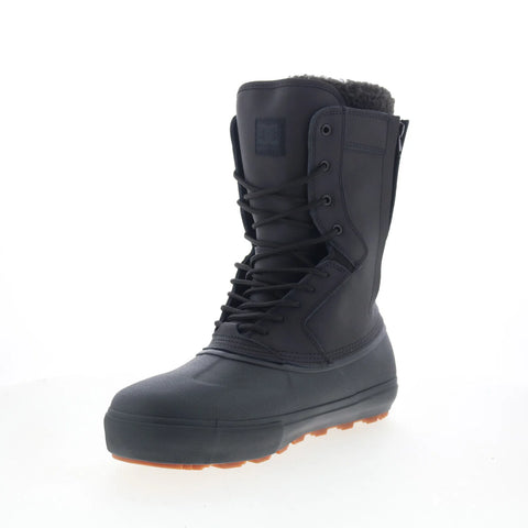 DC Reach ADYS300762-KKG Mens Black Synthetic Lace Up Casual Dress Boots