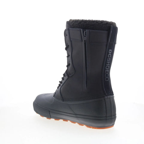 DC Reach ADYS300762-KKG Mens Black Synthetic Lace Up Casual Dress Boots