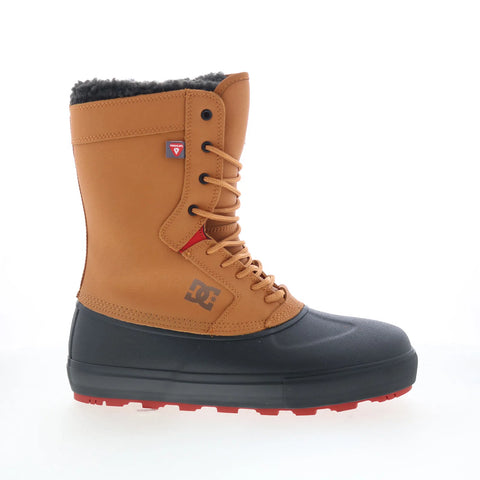 DC Reach ADYS300762-WEA Mens Black Synthetic Lace Up Casual Dress Boots