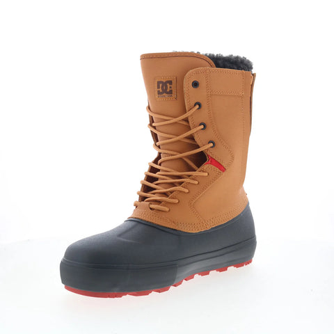 DC Reach ADYS300762-WEA Mens Black Synthetic Lace Up Casual Dress Boots