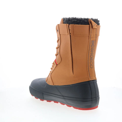 DC Reach ADYS300762-WEA Mens Black Synthetic Lace Up Casual Dress Boots