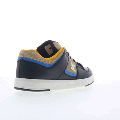 DC Shoes Cure Mens Black Leather Lace Up Skate Inspired Sneakers Shoes
