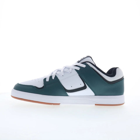 DC Shoes Cure DC01681111-WHTLBK Mens Green Skate Inspired Sneakers Shoes