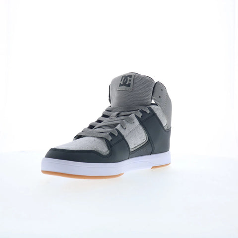 DC Cure HI Top ADYS400072-GG4 Mens Gray Skate Inspired Sneakers Shoes