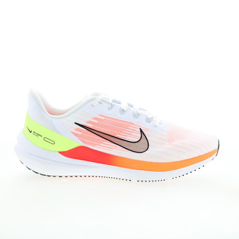 Nike Air Winflo 9 DD6203-100 Mens White Canvas Athletic Running Shoes