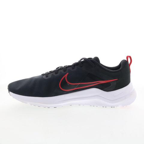 Nike Downshifter 12 DD9293-003 Mens Black Mesh Athletic Running Shoes