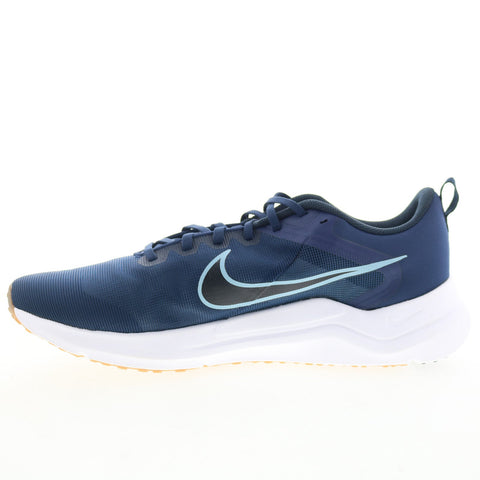 Nike Downshifter 12 DD9293-400 Mens Blue Mesh Athletic Running Shoes