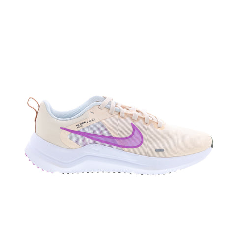 Nike Downshifter 12 DD9294-800 Womens Beige Mesh Athletic Running Shoes