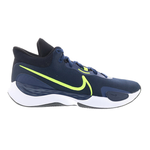 Nike Renew Elevate III DD9304-005 Mens Blue Athletic Basketball Shoes