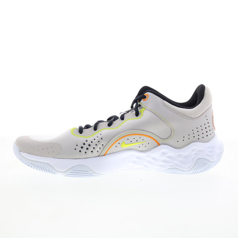 Nike Fly.By Mid 3 DD9311-004 Mens Gray Mesh Athletic Basketball Shoes