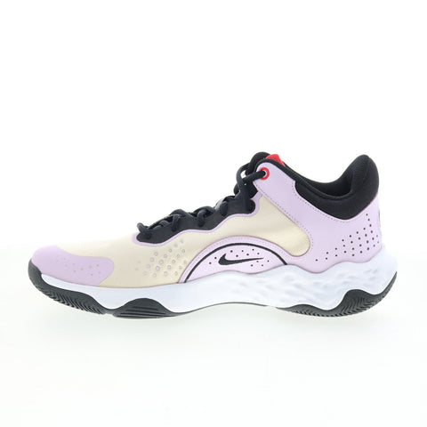 Nike Fly.By Mid 3 DD9311-200 Mens Beige Leather Athletic Basketball Shoes