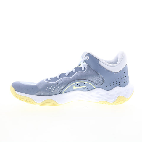 Nike Fly.By Mid 3 DD9311-401 Mens Blue Mesh Athletic Basketball Shoes
