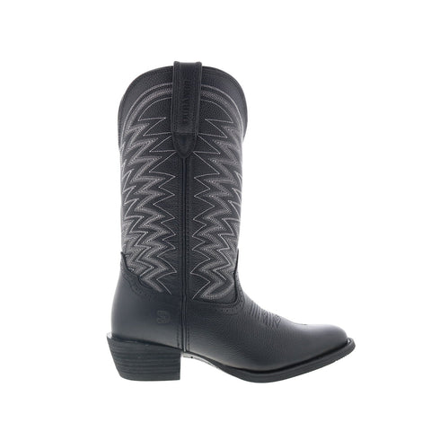 Durango Rebel Frontier DDB0241 Mens Black Leather Slip On Western Boots