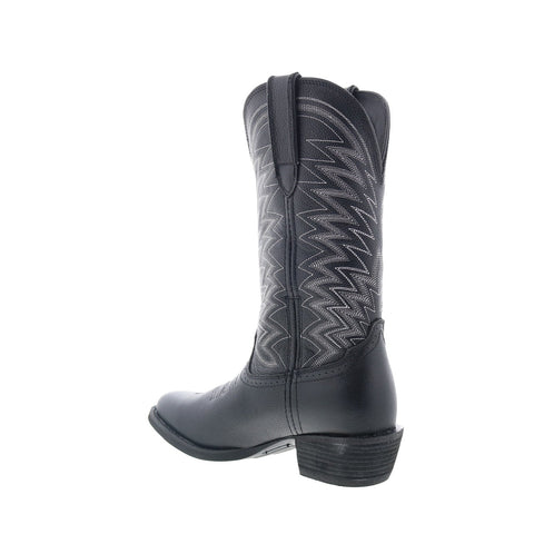 Durango Rebel Frontier DDB0241 Mens Black Leather Slip On Western Boots