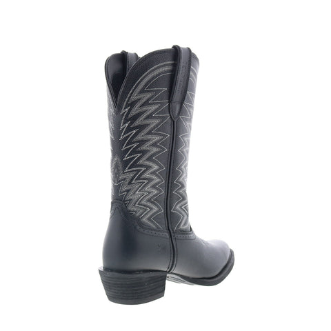 Durango Rebel Frontier DDB0241 Mens Black Leather Slip On Western Boots