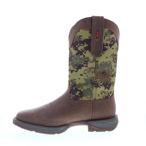 Durango Rebel DDB0329 Mens Brown Wide Leather Slip On Western Boots