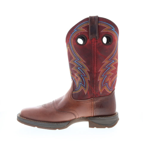 Durango Rebel DDB0391 Mens Brown Wide Leather Slip On Western Boots