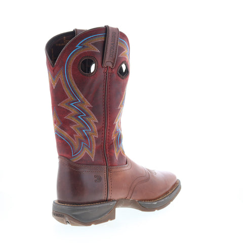 Durango Rebel DDB0391 Mens Brown Wide Leather Slip On Western Boots